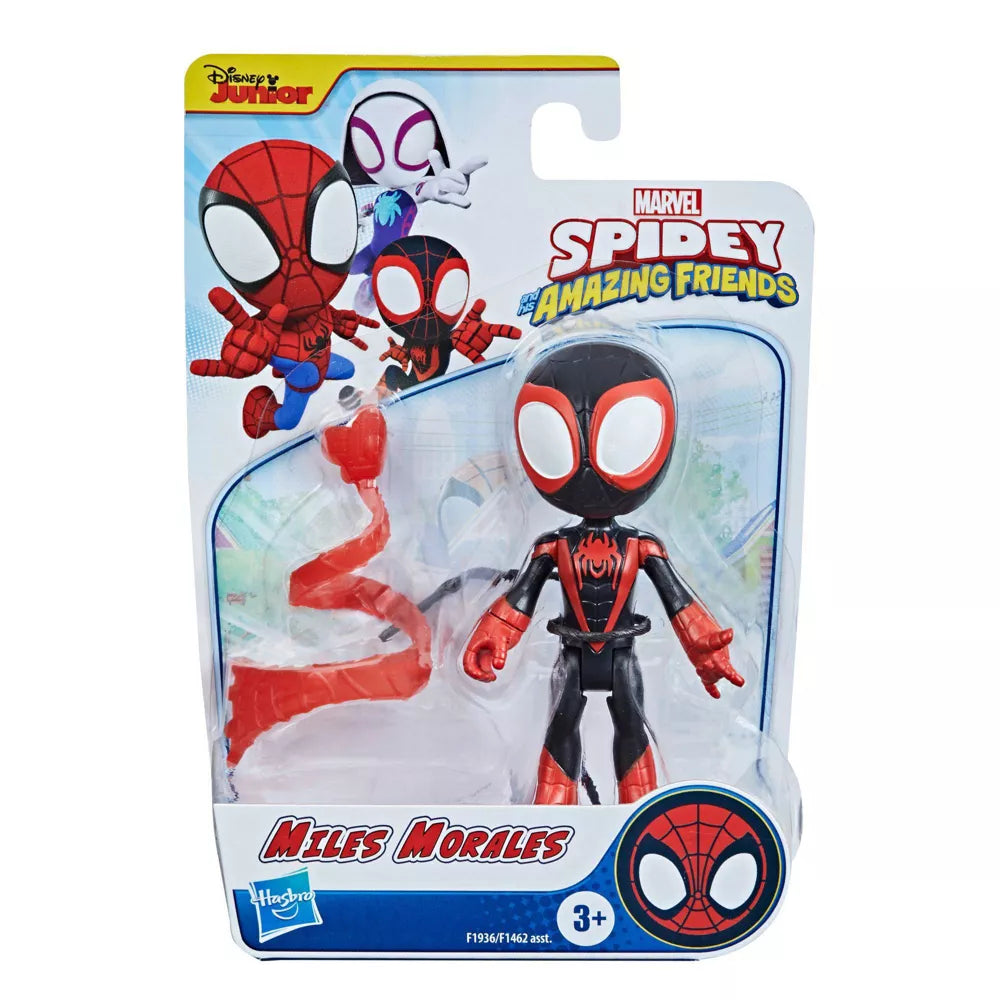 Marvel Spidey and his Amazing Friends: 4in Action Figures: Miles Morales Spider-Man In Package
