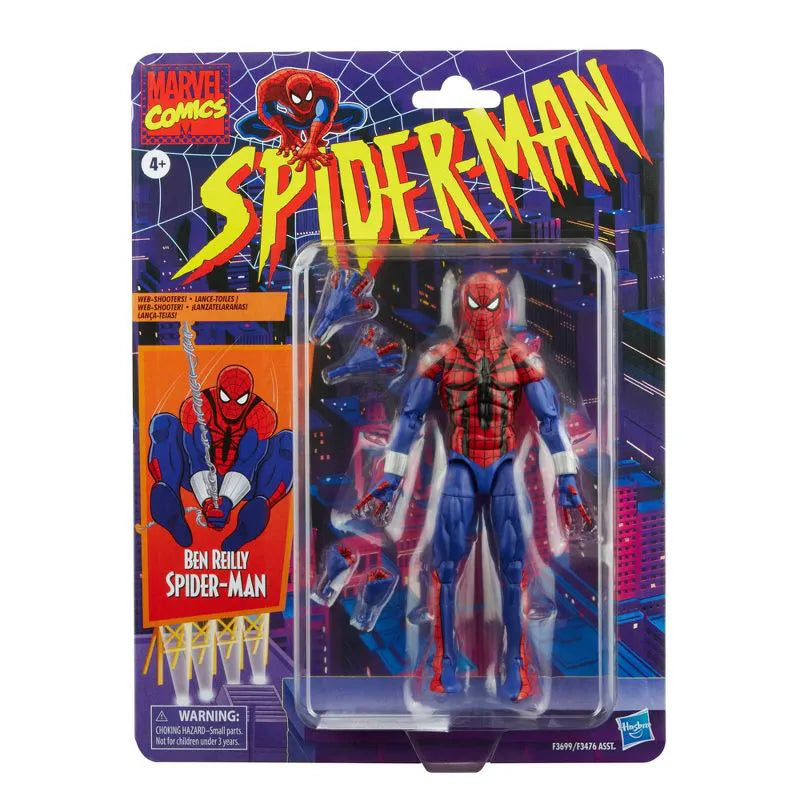 Marvel Legends Series Spider-Man Action Figure: 6-inch Ben Reilly Spider-Man In Blister Box