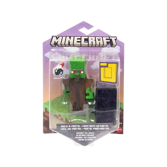 Minecraft Zombie Villager 3.25 in Action Figure in Blister Pack