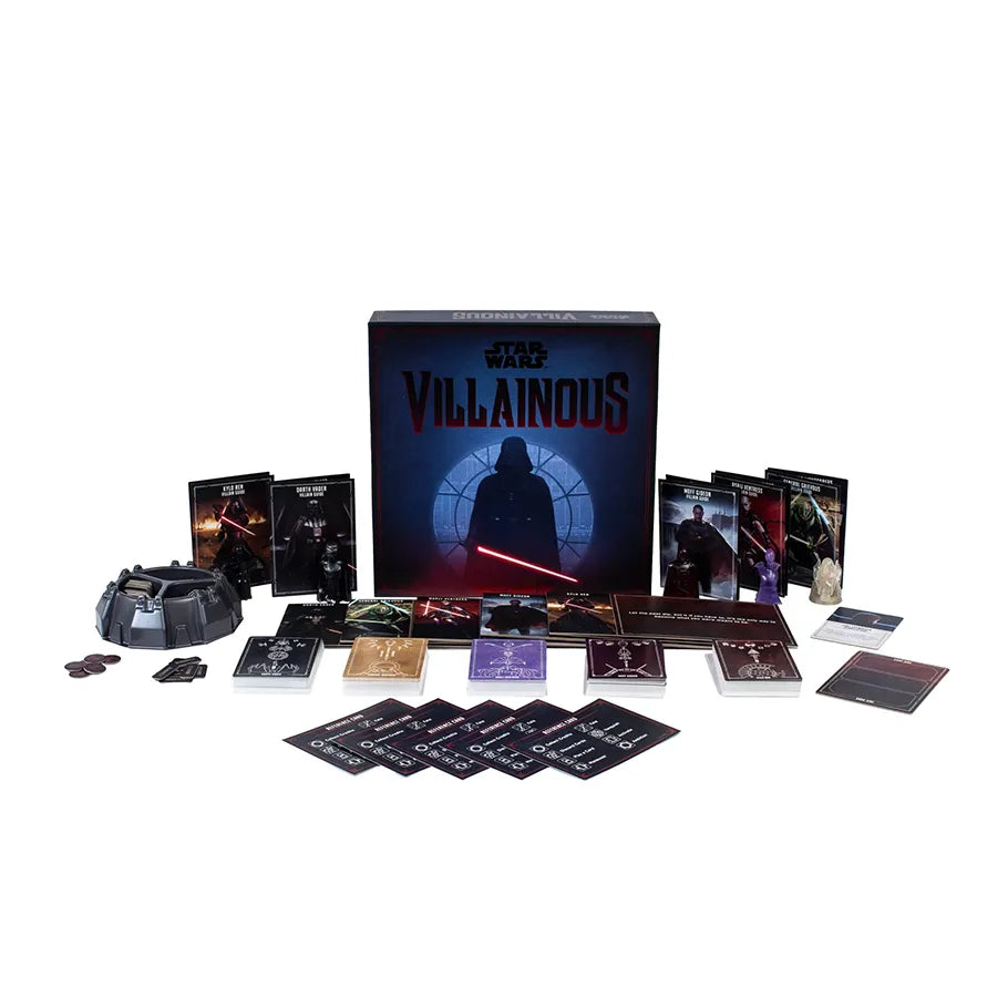 Star Wars Official Villainous Board Game featuring characters from the Dark Side
