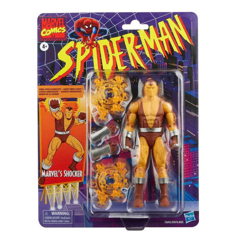 Marvel Legends Series Spider-Man Action Figure: 6-inch Marvel's Shocker In Blister Box