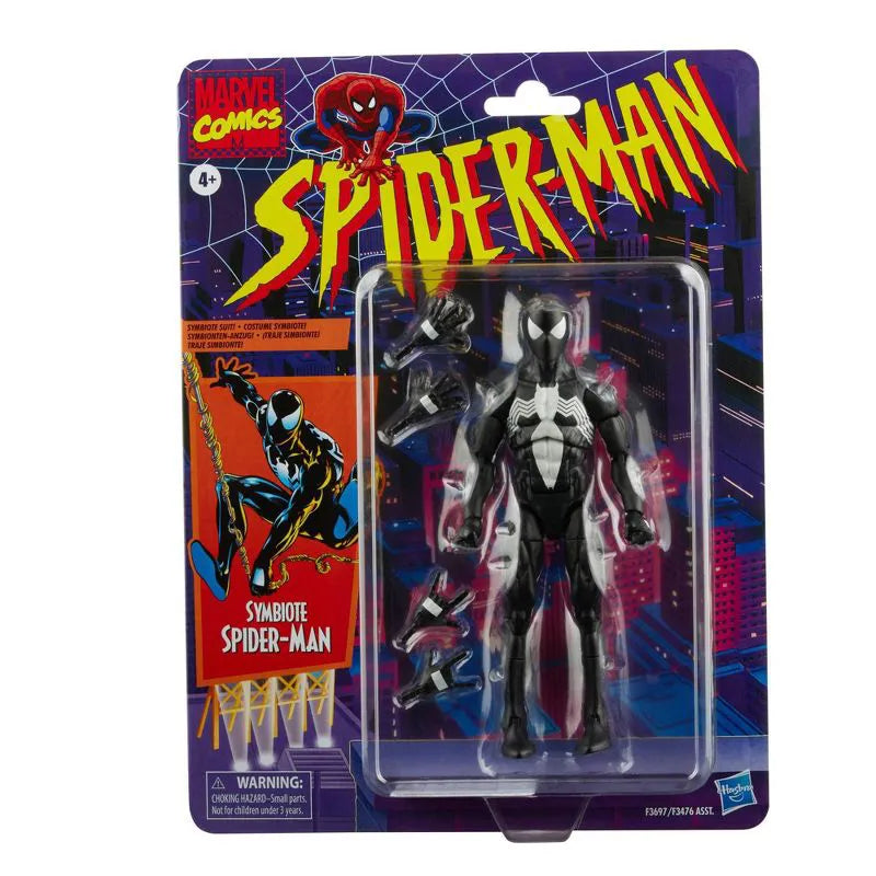 Marvel Legends Series Spider-Man Action Figure: 6-inch Symbiote Spider-Man In blister Box