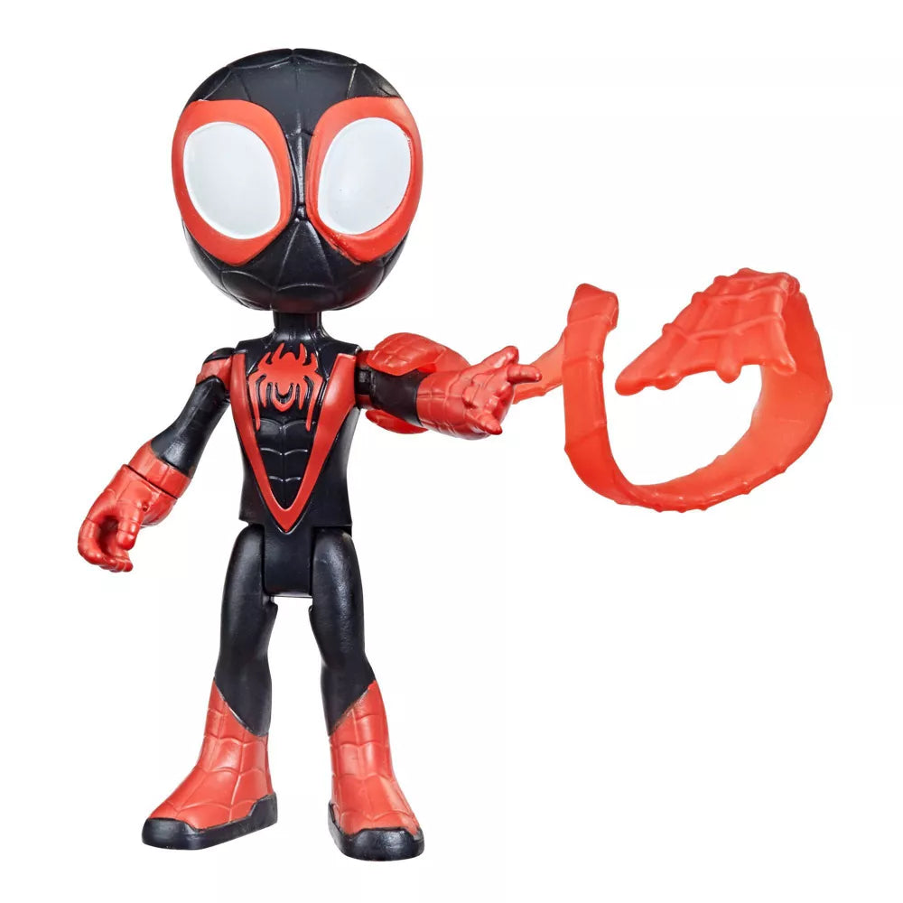 Marvel Spidey and his Amazing Friends: 4in Action Figures: Miles Morales Spider-Man Out of Package