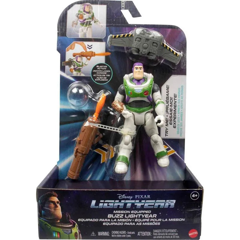 Disney Pixar Lightyear Official Battle Equipped Buzz Lightyear Action Figure