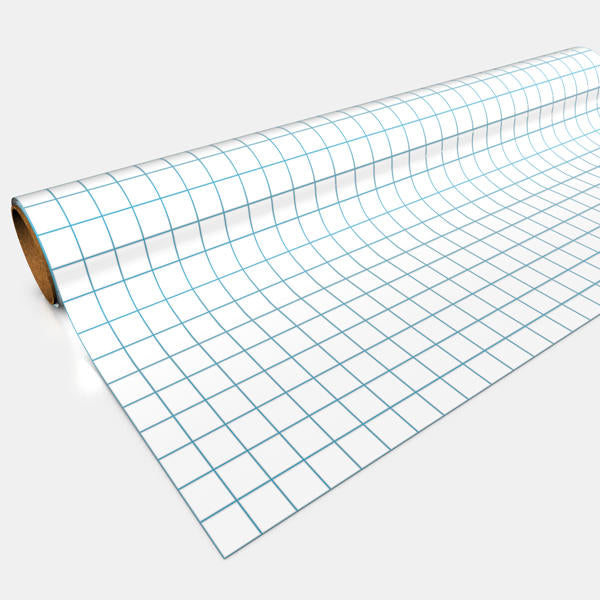 White Gaming Paper: 1" Square on White: 12 ft. Roll D&D RPG Paper