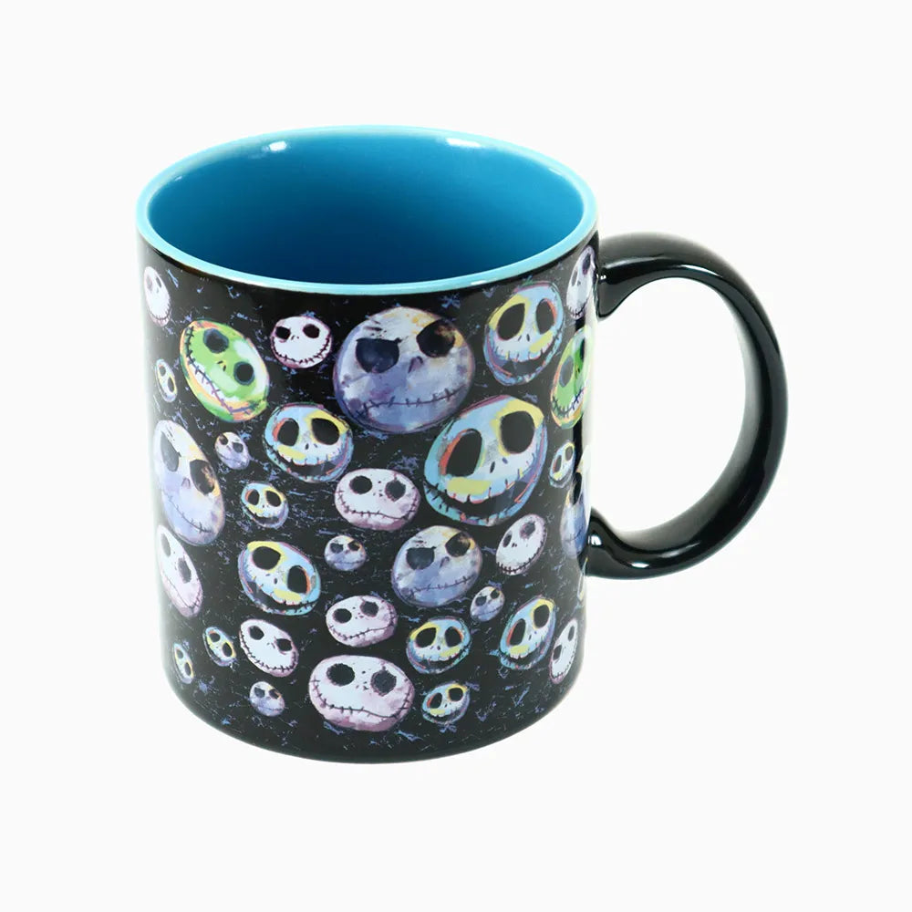 Tim Burton's The Nightmare Before Christmas 20oz Large Mug: Jack Facial Expression Collage Front View