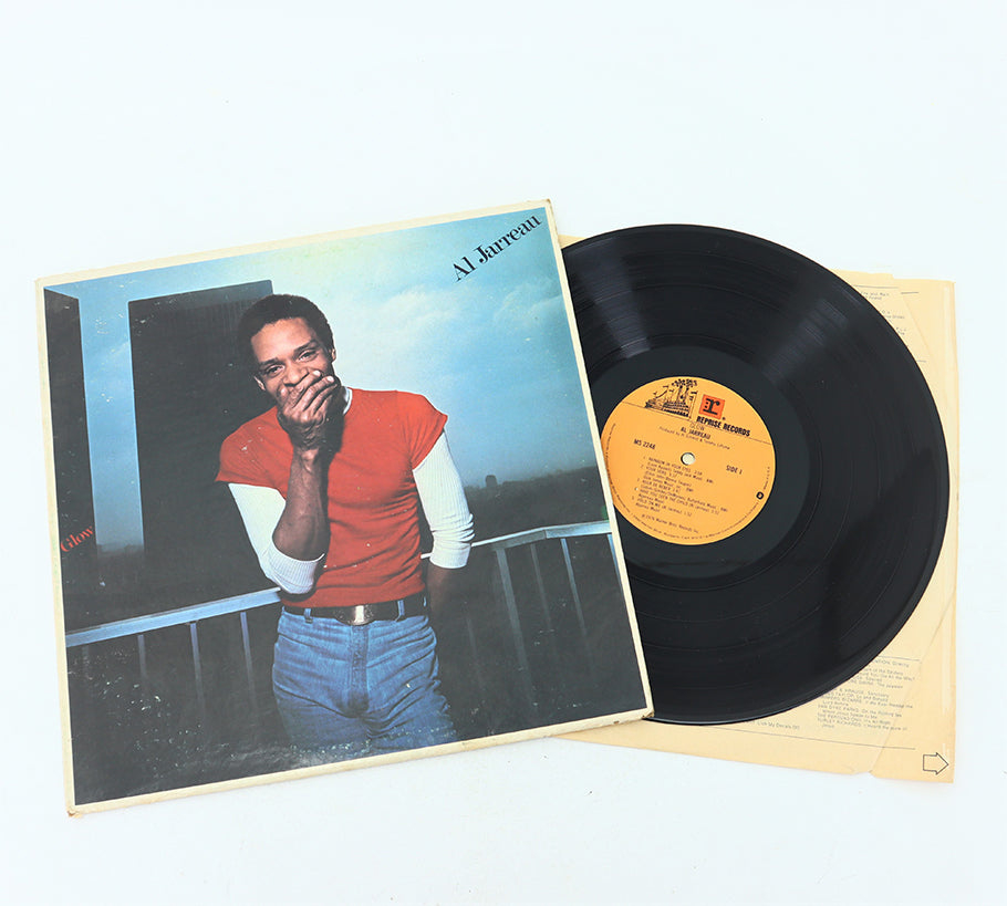 Vintage 12-in Vinyl Record Al Jarreau Glow Warner Bros Print Front View