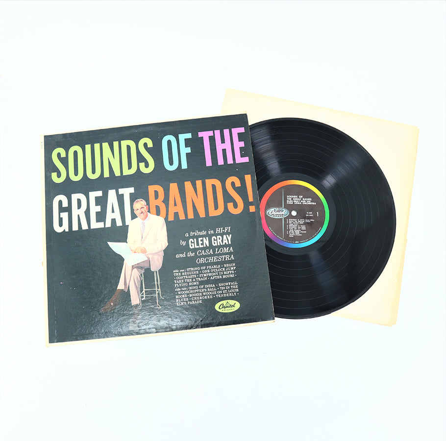 Vintage 12-in Vinyl Record Sound of the Great Bands! Capitol Print Front View