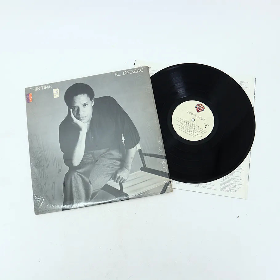 Vintage 12-in Vinyl Record Al Jarreau This Time Warner Bros Print Front View