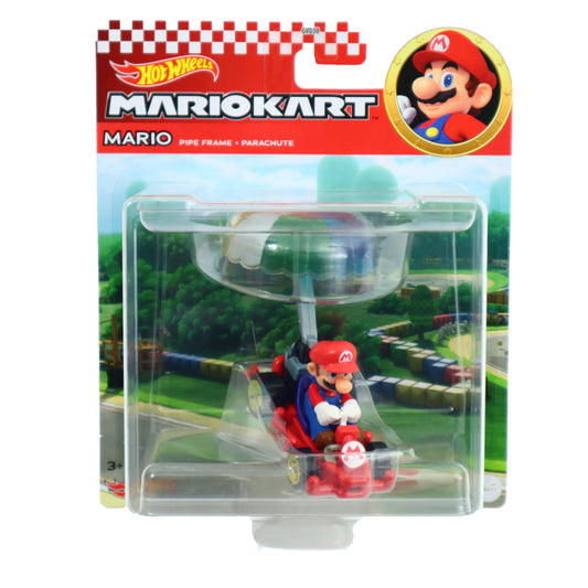 Hot Wheels Mario Kart Cars: Mario Nintendo Glider Edition: Red: 1:64 Scale