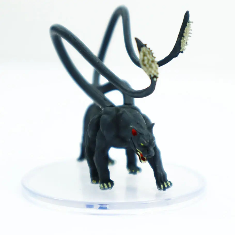 Front View of Displacer Beast #35 Painted Miniature Dungeons and Dragons Figures from Van Richten's Guide to Ravenloft Set 21
