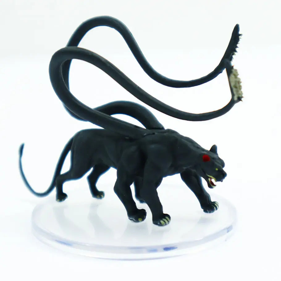 Side Profile of Displacer Beast #35 Painted Miniature Dungeons and Dragons Figures from Van Richten's Guide to Ravenloft Set 21