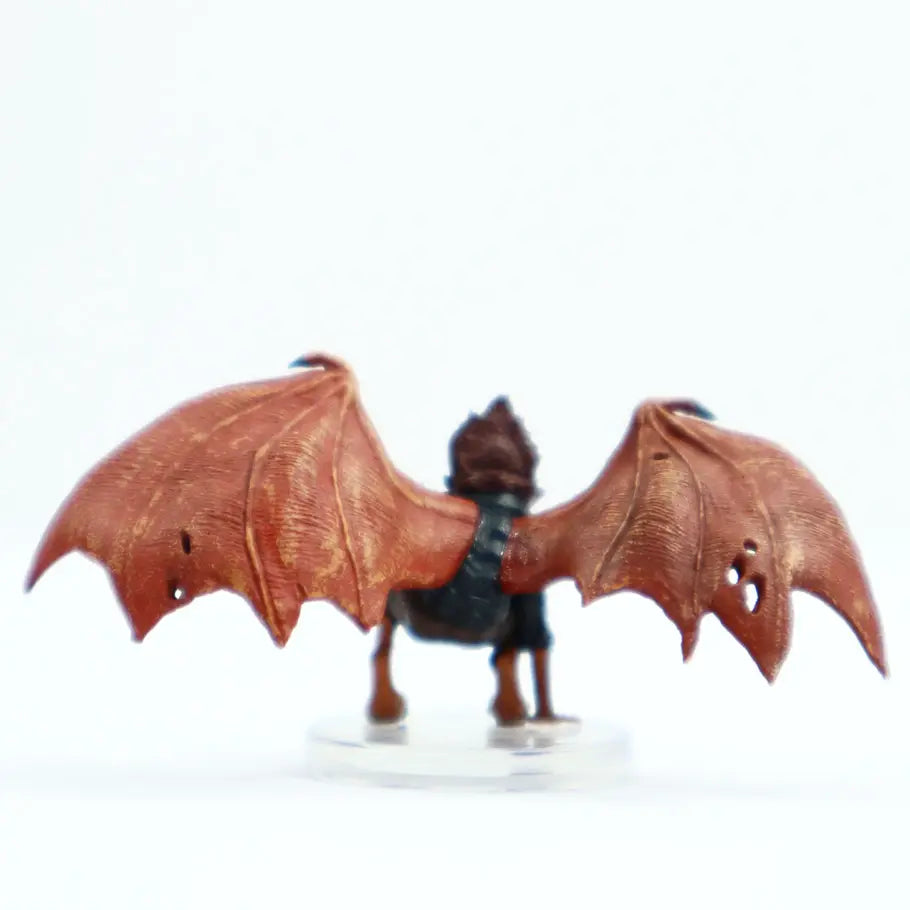 Rear Wing Profile of #5 Strigoi Hand Painted Miniature Figure from Icons of the Realms Set 21, Van Richten's Guide to Ravenloft