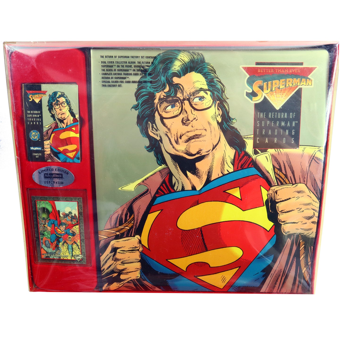 1993 Skybox: The Return of Superman Limited Edition Trading Card Box Set (#5838/35000)