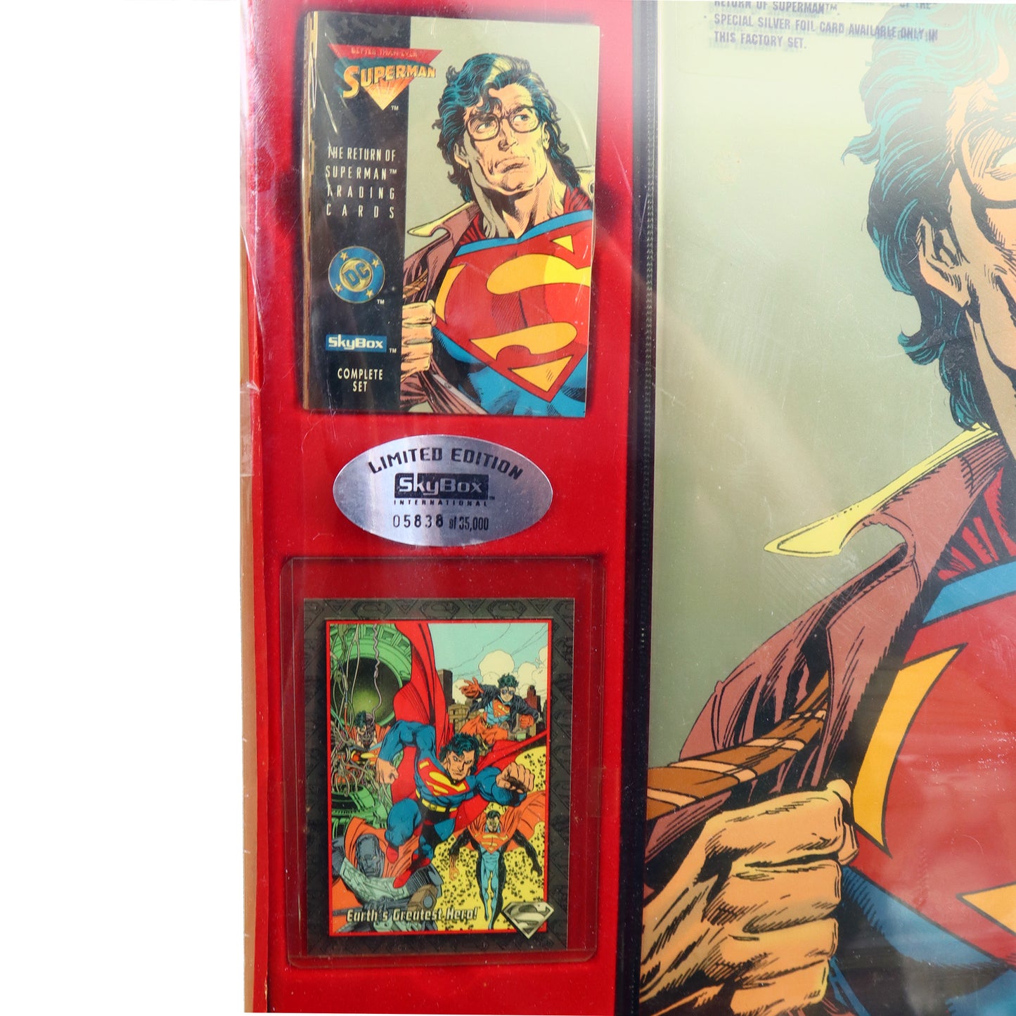 1993 Skybox: The Return of Superman Limited Edition Trading Card Box Set (#5838/35000)