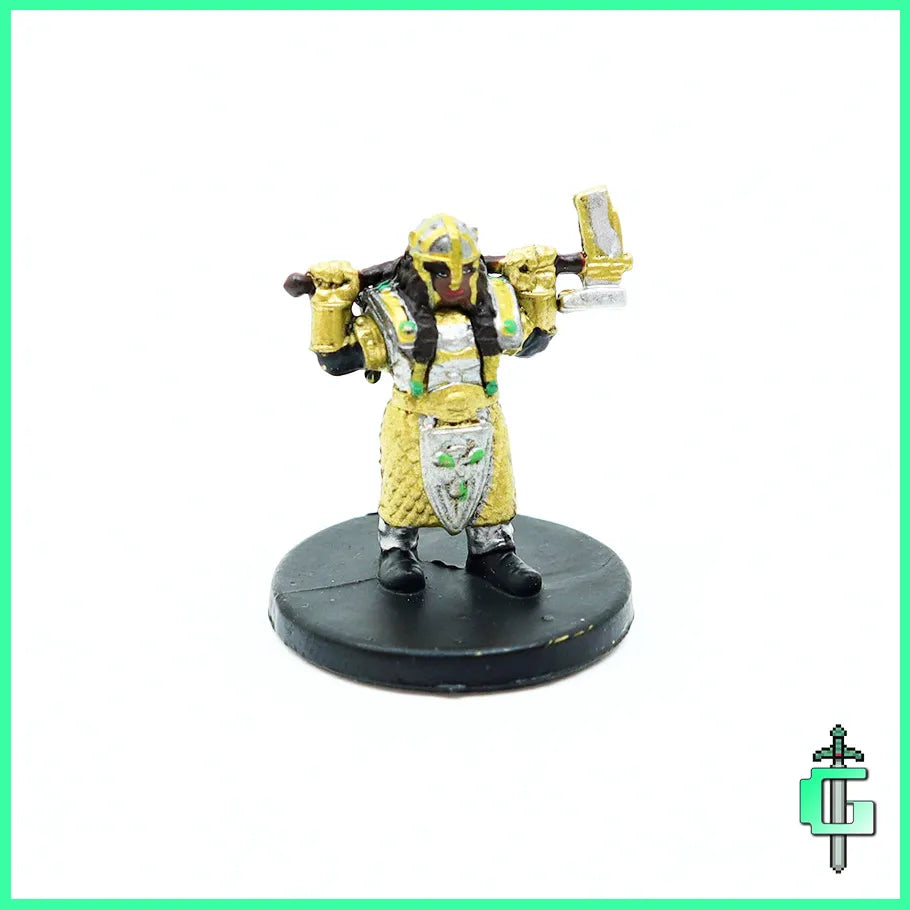 Dungeons and Dragons Icons of the Realms Starter Handpainted Miniature: #2 Gold Dwarf Cleric