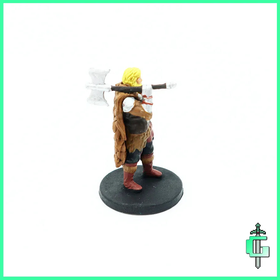 Side profile of Dungeons and Dragons Icons of the Realms Starter Handpainted Miniature: #5 Northland Fighter