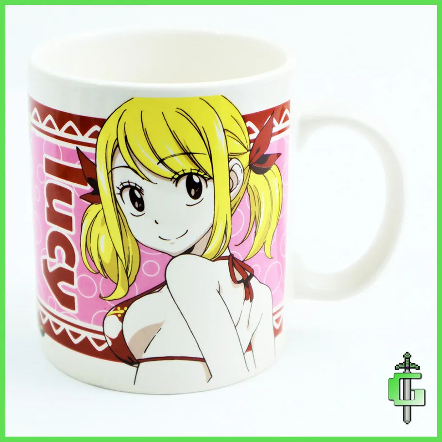 Official Fairy Tail Anime Character Lucy in a Swimsuit Ceramic Coffee Mug
