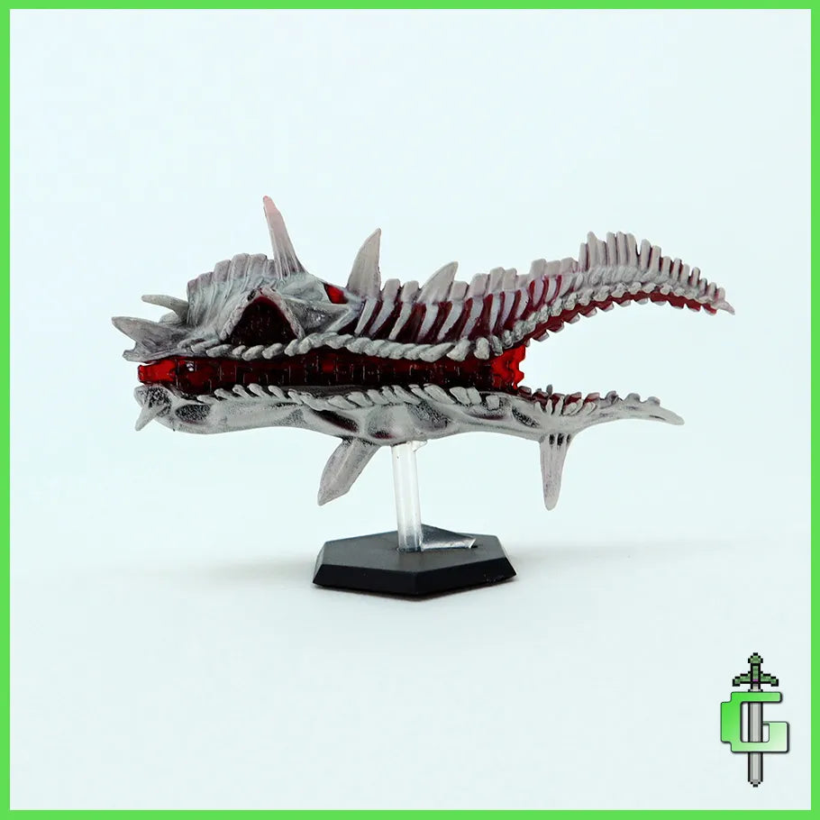 Side Profile of the Starfinder Corpse Fleet Set #1 Handpainted Miniature: #3 Thaumtech Omenbringer
