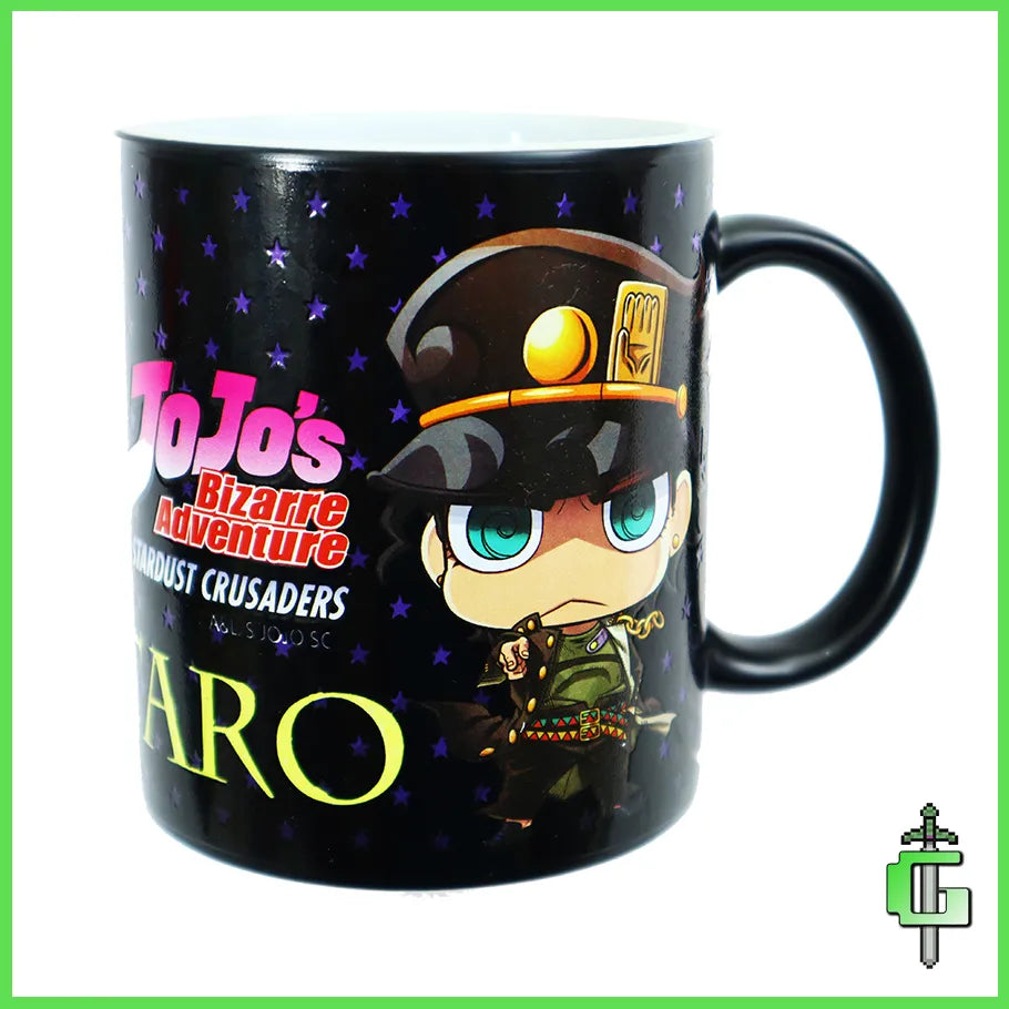 Jojo's Bizarre Adventure Officially Licensed Heat Activated Coffee Mug Featuring Jojo and his Stand