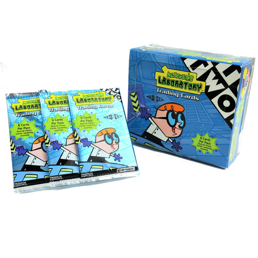 2001 Artbox Cartoon Network Dexter's Lab 1st Edition Trading Card Packs (3 Pack Bundle)