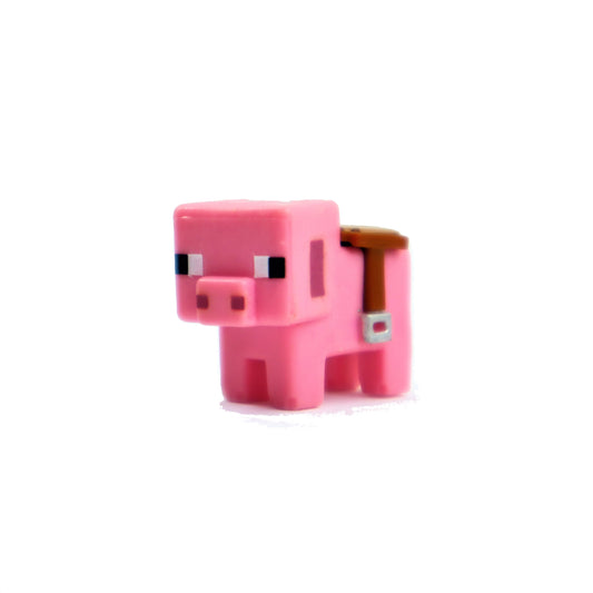 Minecraft Mini Figures TNT Series: 25 - 1" Pig with Saddle