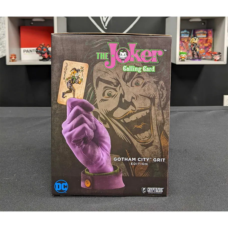 The Joker Calling Card Life Sized Statue Display Piece w/ Interchangeable Cards in the Original Box