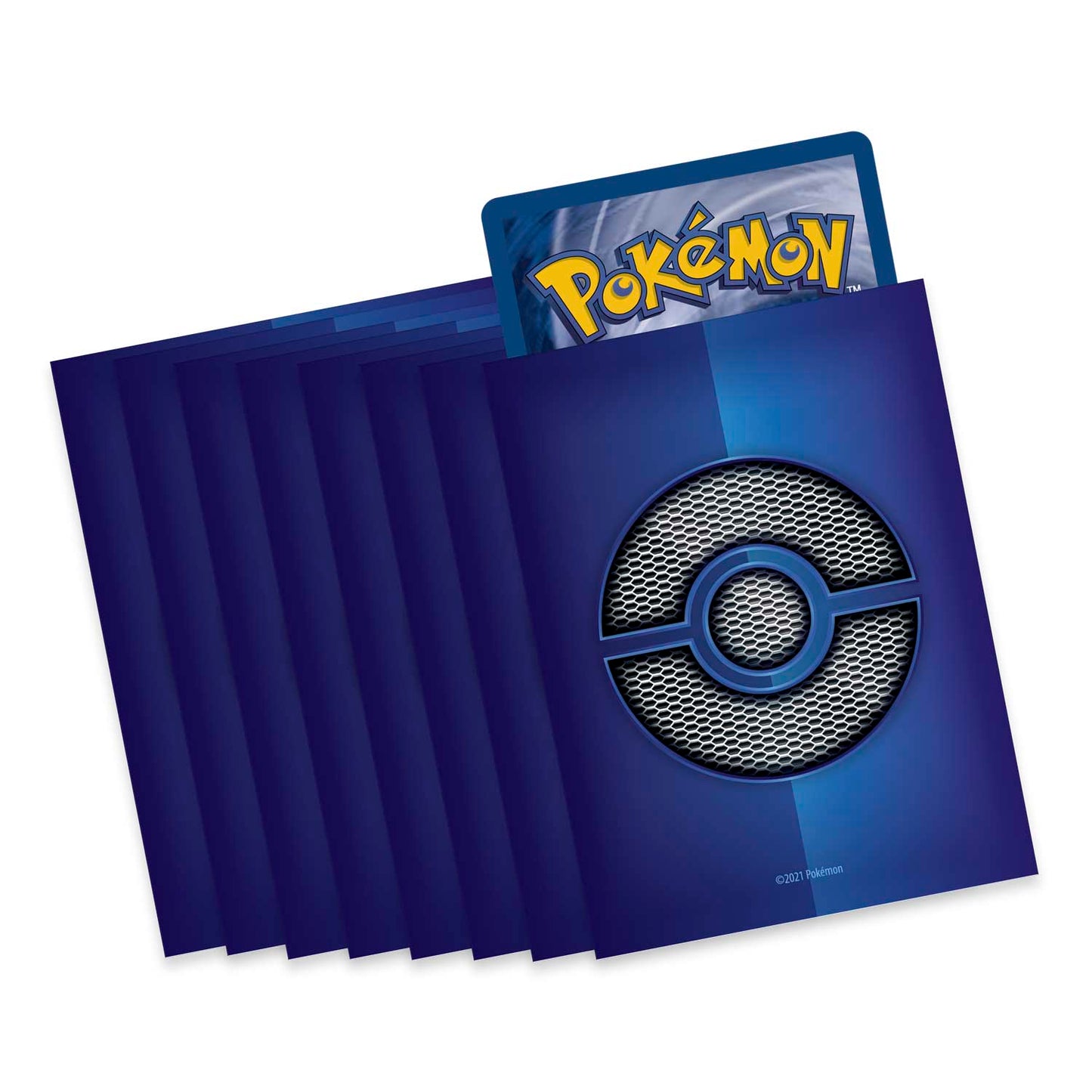 65 ct. Official Pokemon Premium Card Sleeves: 2021 Trainer's Toolkit Exclusive Blue Pokeball