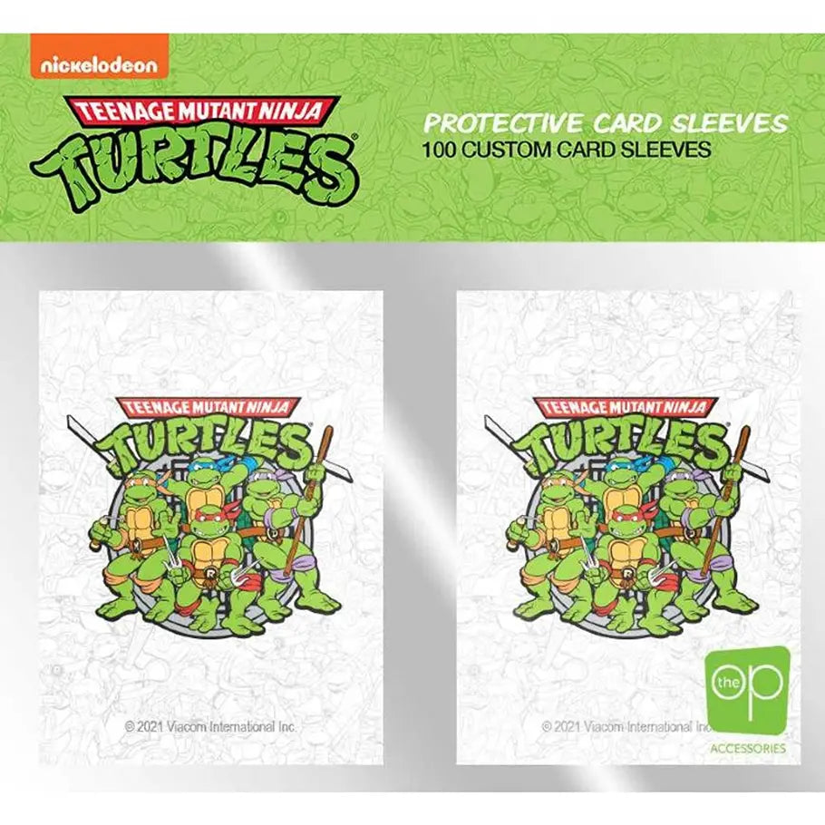 Teenage Mutant Ninja Turtles Official Card Sleeves Featuring the Classic 80's Logo