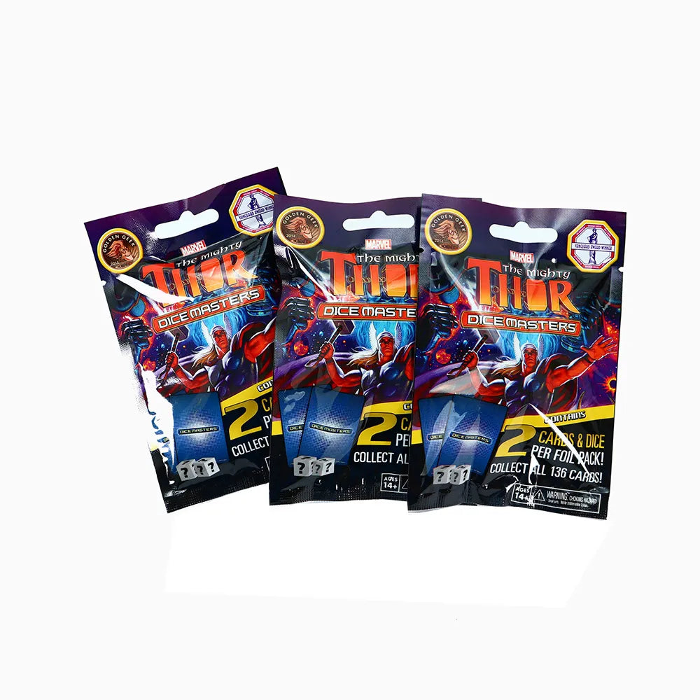 Marvel Dice Masters: Thor Blind Bag: 2 Cards & Dice Per Bag (3 Pack Bundle)