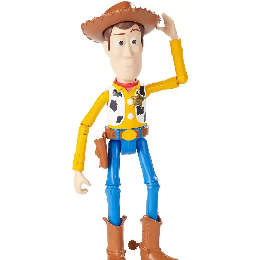 Disney Pixar Toy Story: Woody: 8" Action Figure Posing Outside of the Original Packaging