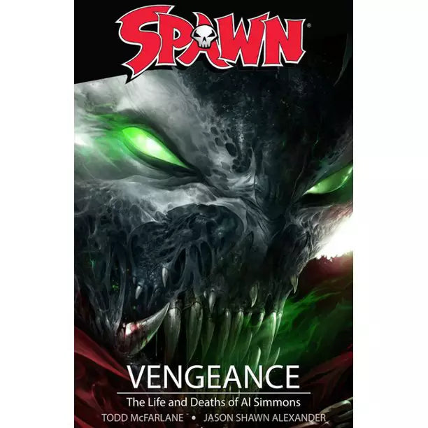 Spawn Comic Vengeance Graphic Novel Cover The Life and Deaths of Al Simmons