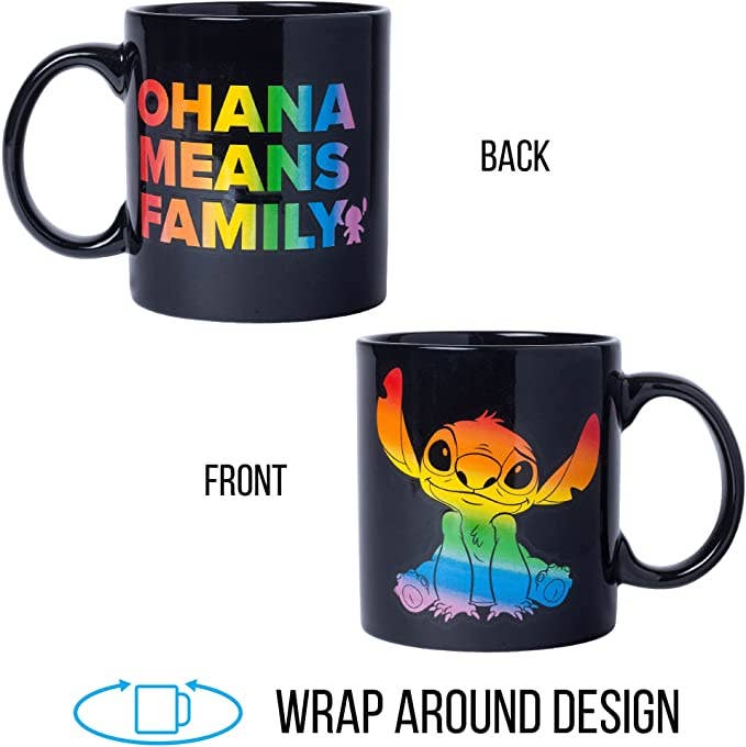 Disney Stitch Ohana Mean Family 20oz Ceramic Mug