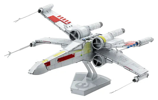 Star Wars Official 3D Metal Model Kit: 5in Premium Series X-Wing Starfighter Front Profile