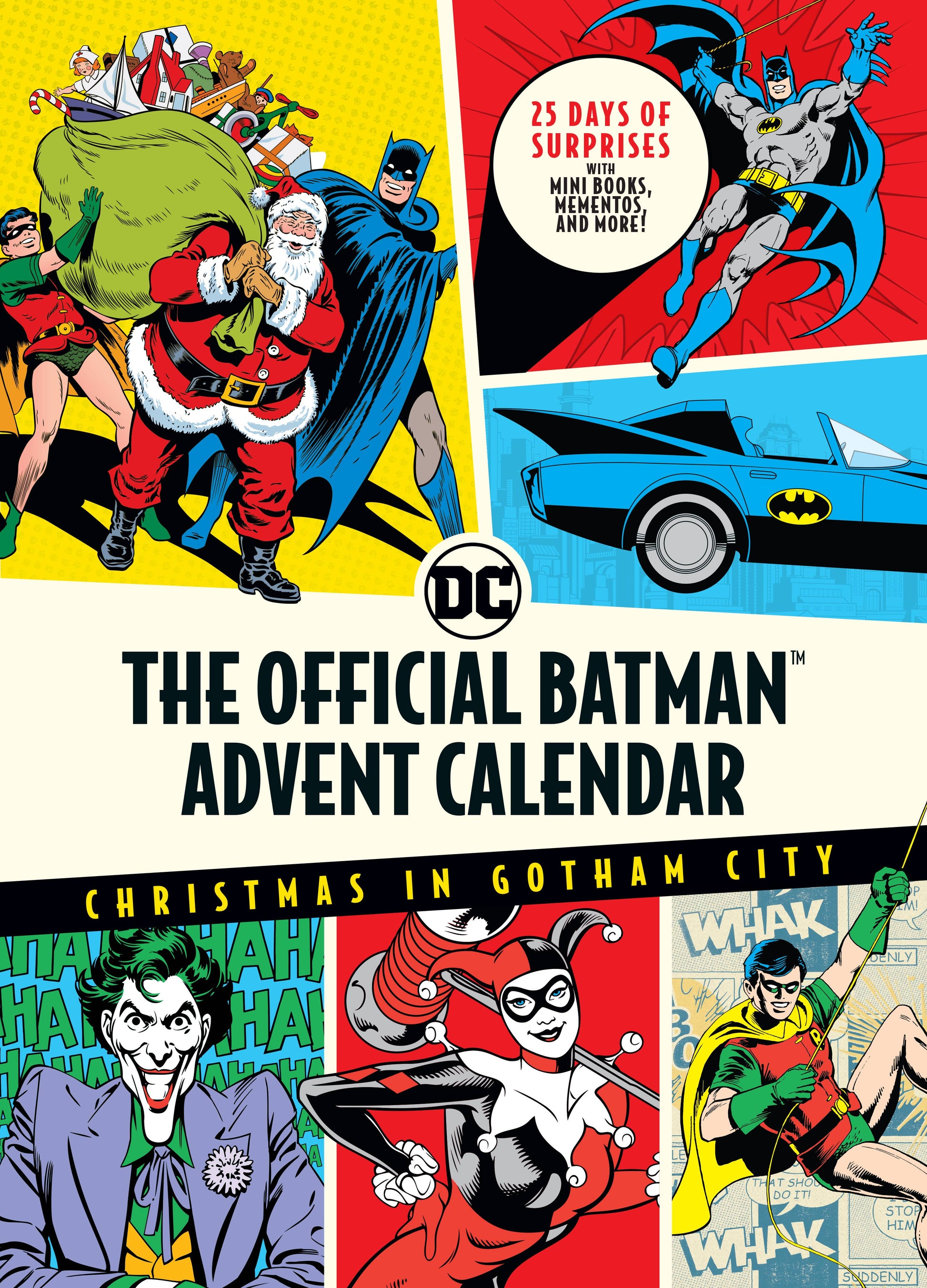 The Official Batman DC Advent Calendar Christmas Gotham City Mini Book Mementos More