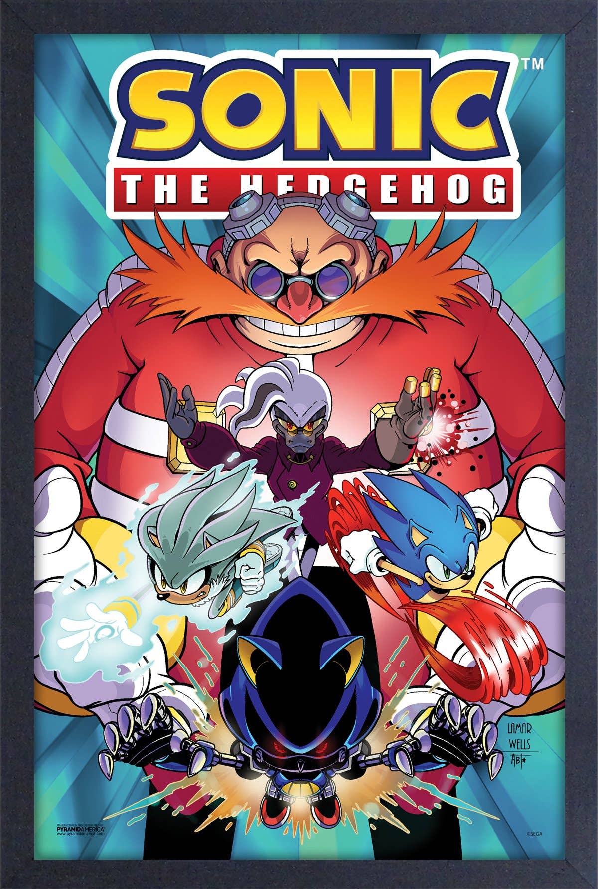 Sonic the Hedgehog - Lamar Walls 11" x 17" Wall Art Display Piece 