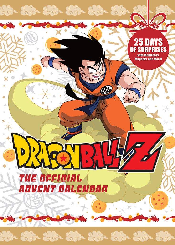 Dragon Ball Z: The Official Advent Calendar Gift Pocket Stickers Tin Button Card Holder More