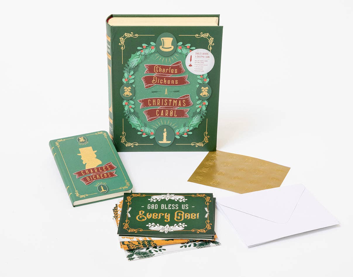 Charles Dickens: A Christmas Carol Deluxe Note Card Set With Keepsake Book Box