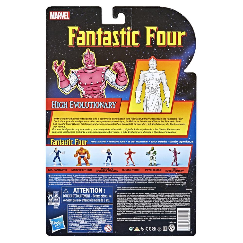 Marvel Legends Series Retro Fantastic Four High Evolutionary 6in Premium Action Figure Toy
