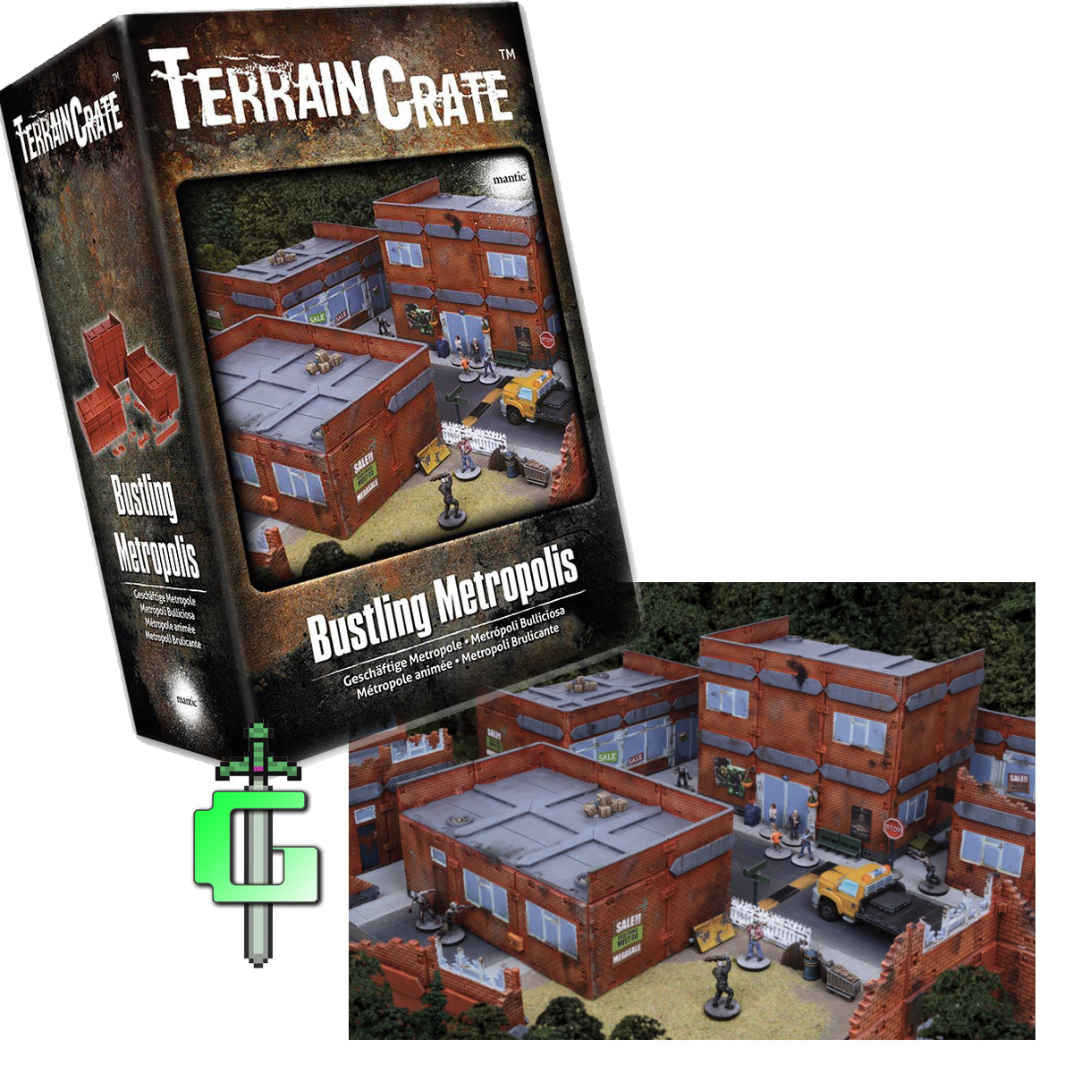 Role Playing Terrain Crate: Bustling Metropolis: Urban City Environment