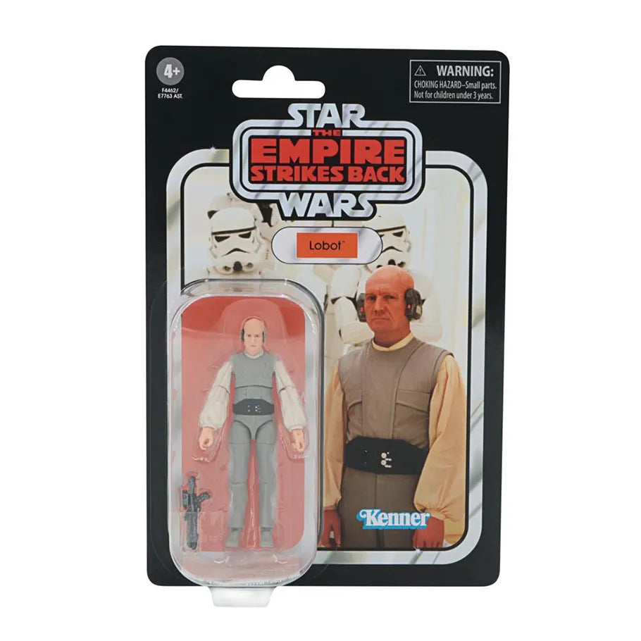 Star Wars Vintage Collection: 3.75" Action Figures: Lobot In Blister on Backer Board