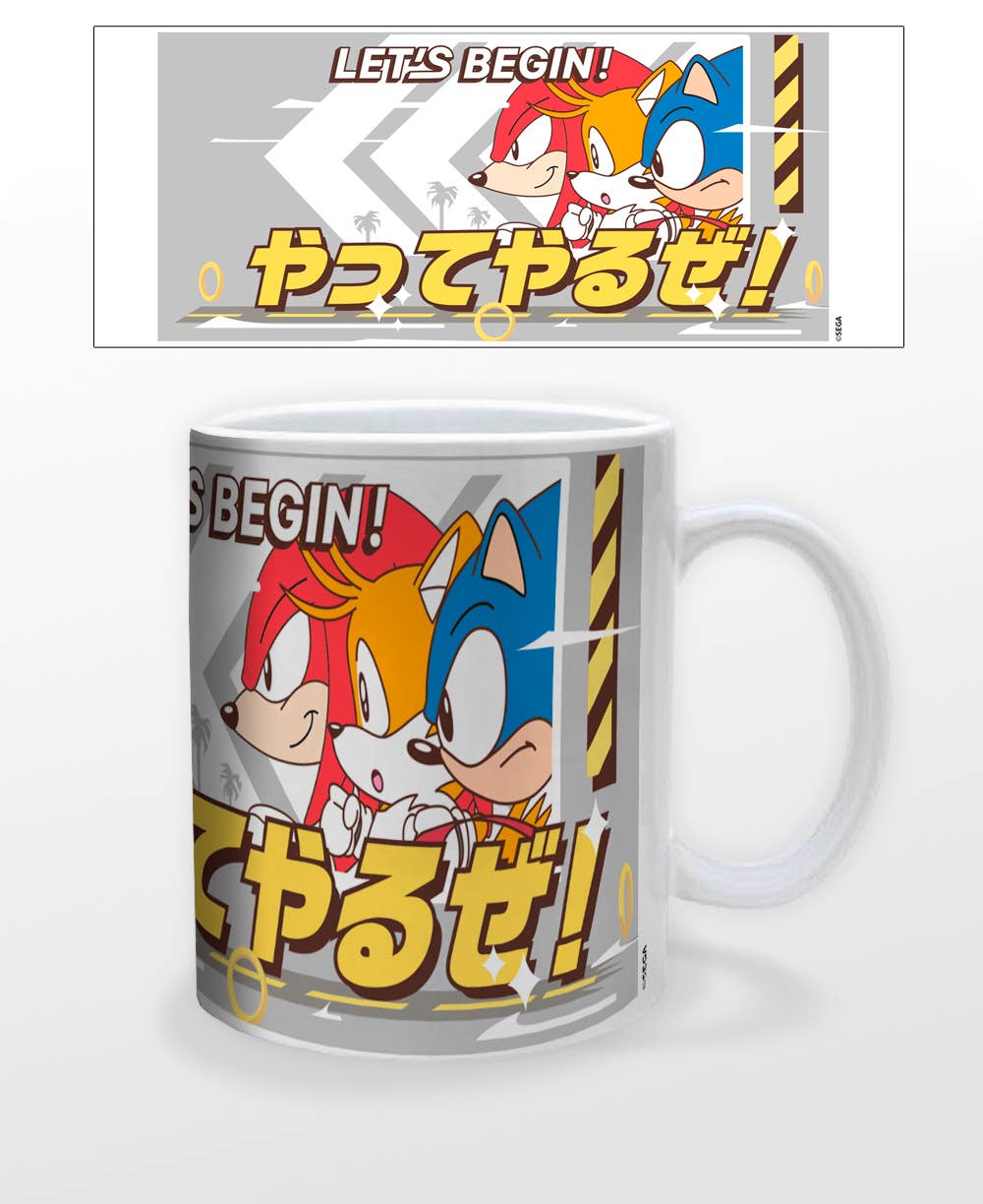 Sonic the Hedgehog - Let's Begin 11oz Ceramic Mug with Giftbox