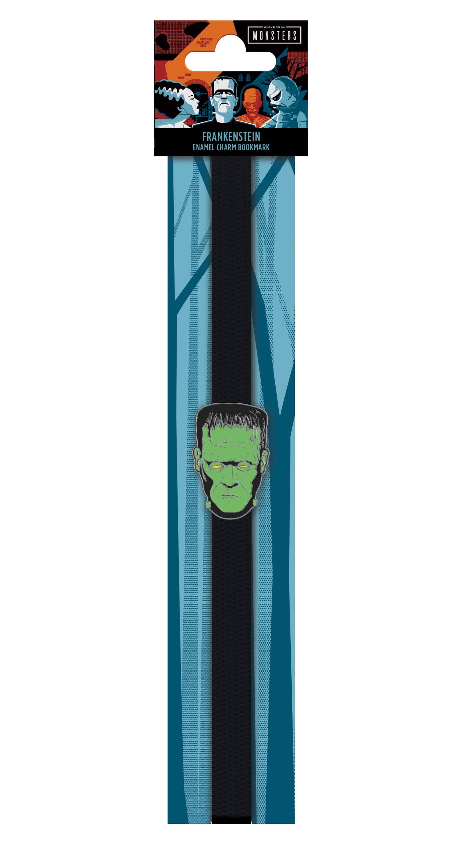 Universal Monsters: Frankenstein Enamel Charm Bookmark+Charm