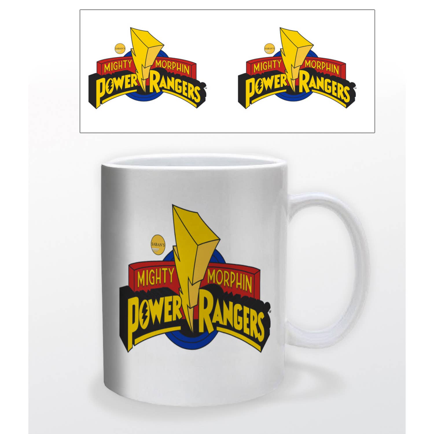 Power Rangers - Mighty Logo 11 oz Ceramic Mug with Giftbox 