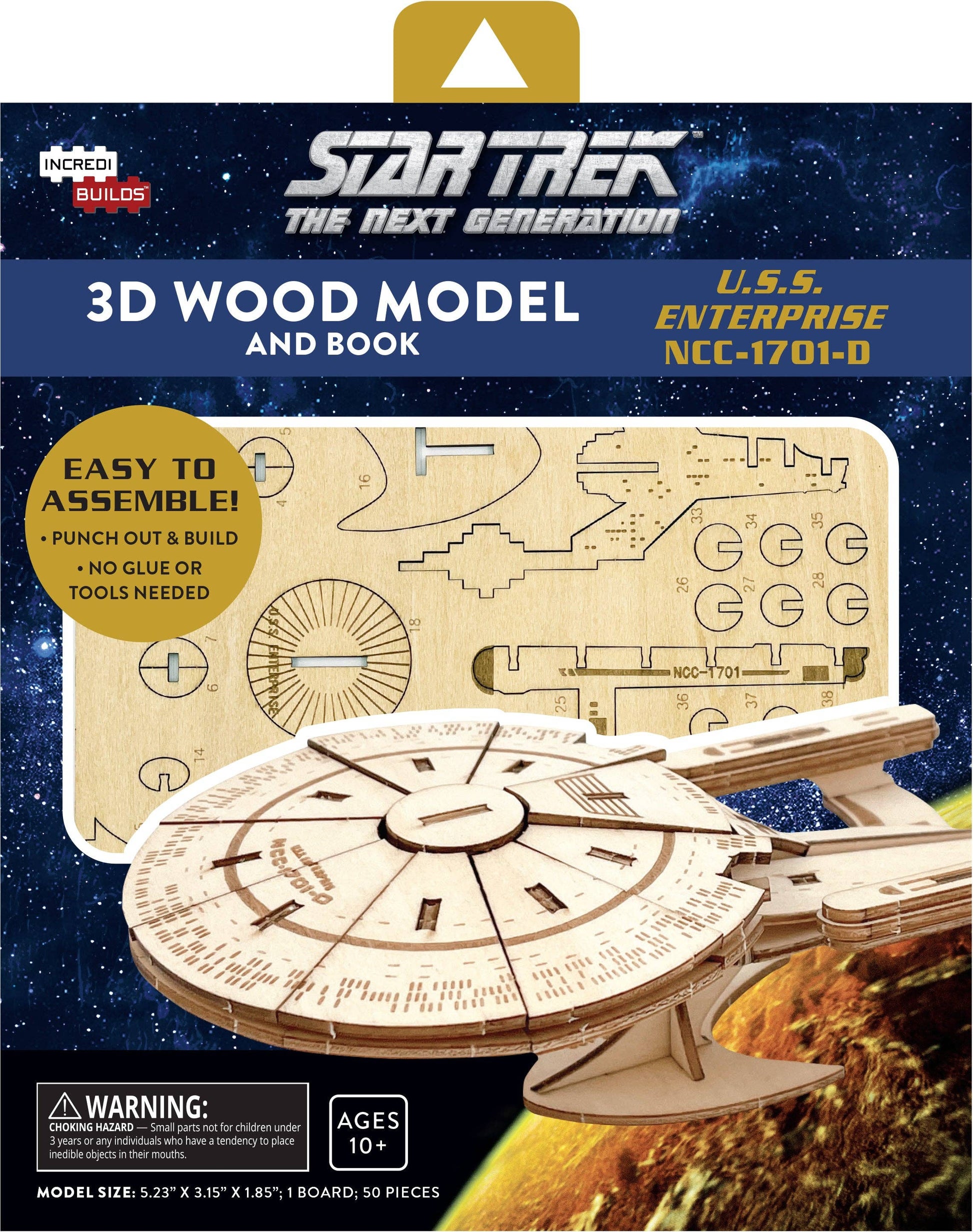 IncrediBuilds: Star Trek The Next Generation: U.S.S. Model Enterprise NCC-1701-D