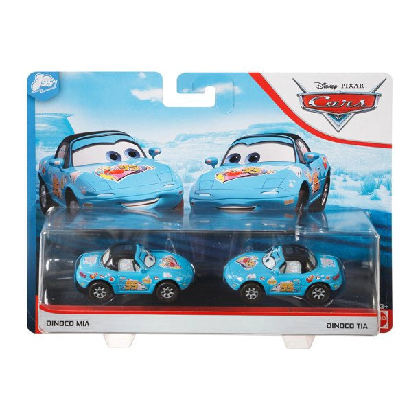 Disney Pixar Cars 3 Official Diecast 2-Pack Featuring Dinoco Mia and Dinoco Tia