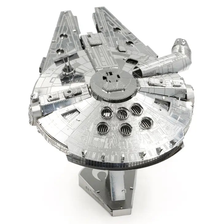 Star Wars Official 3D Metal Model Kit: 4in Premium Series Millennium Falcon Back Profile