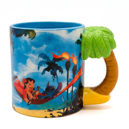 Lilo & Stitch 20oz Ceramic Mug With Scuplted Handle