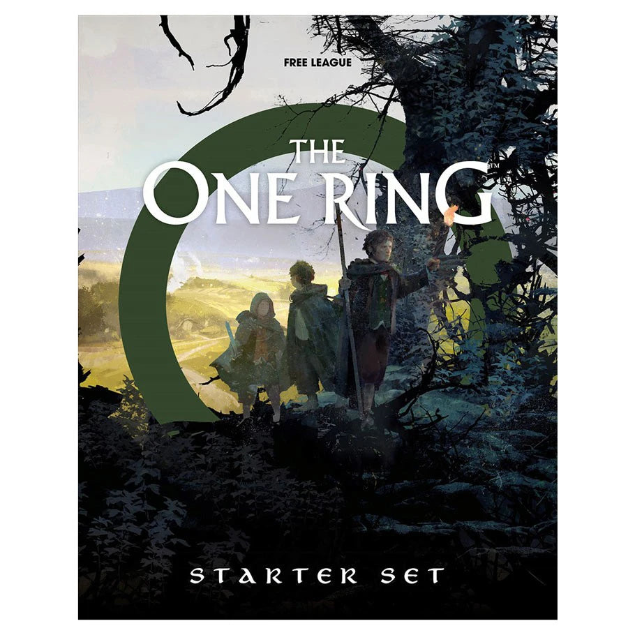 The One Ring Role Playing Starter Bundle: Boxed Set: A Middle-Earth Themed Campaign Front Box Art