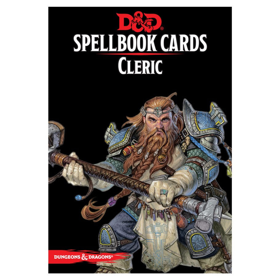 Dungeons and Dragons D&D Spellbook Cards: Cleric Deck